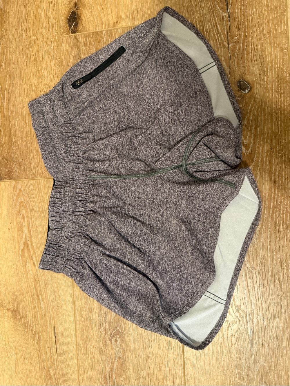 lululemon athletica Heathered Gray Running Shorts